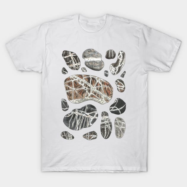 Stones Collection T-Shirt by marianasantosart